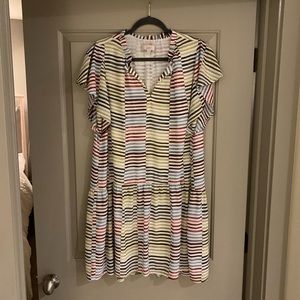 Loft flutter sleeve dress